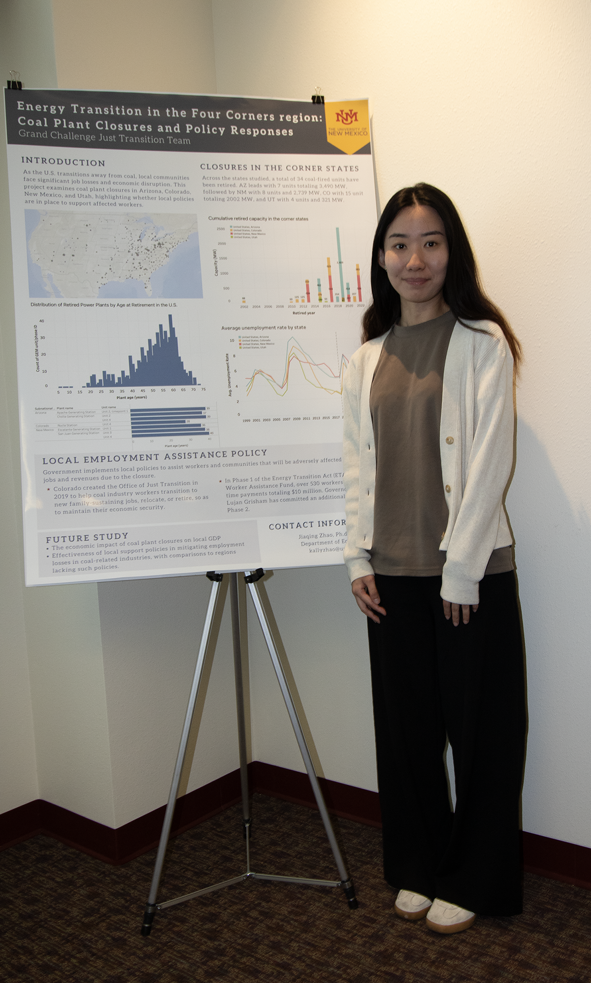 Jiaqing Zhao, Just Transition to Green Energy team