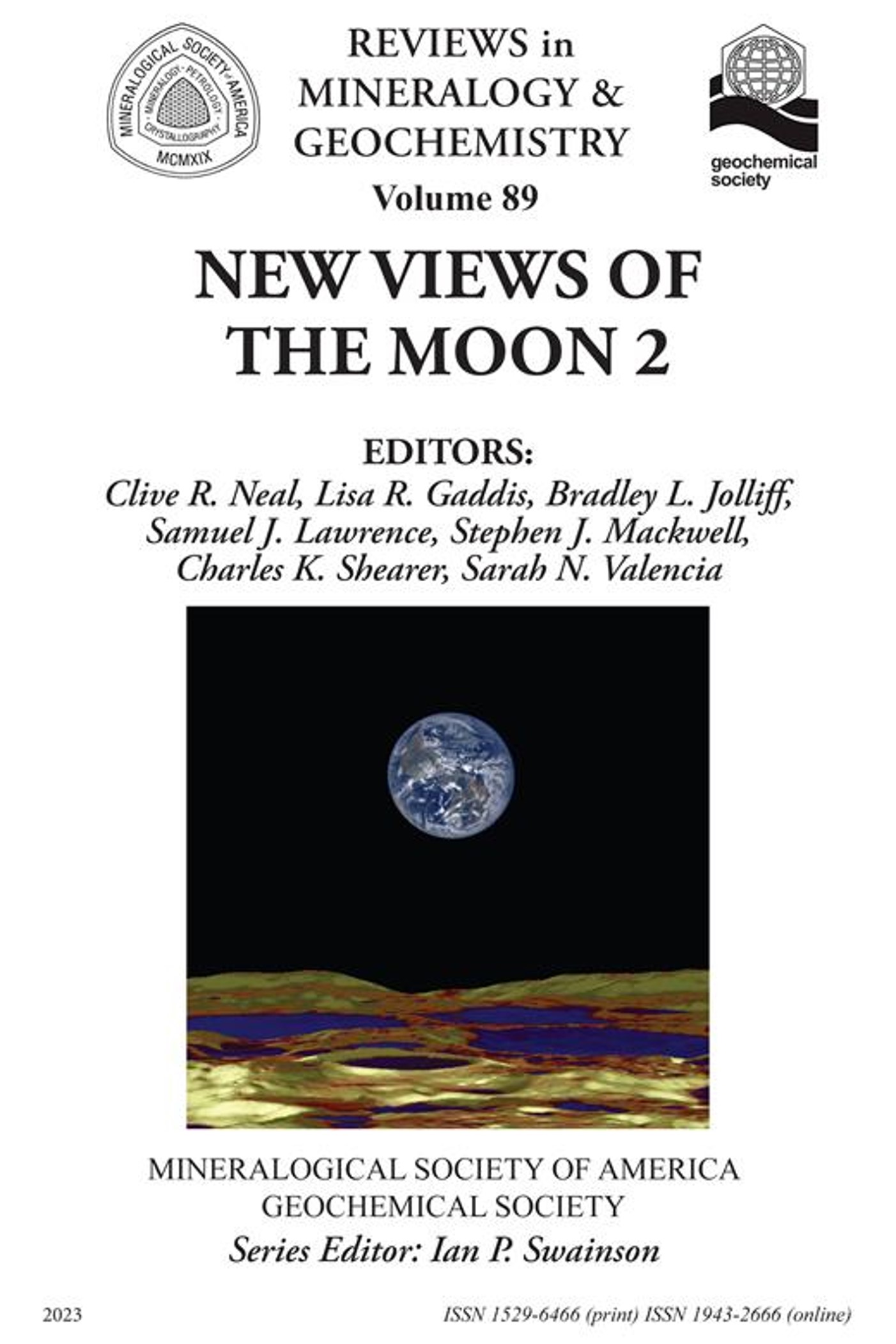 Book cover, New Views of the Moon 2