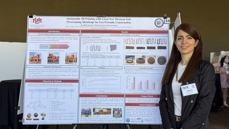 Grand Challenges graduate fellow wins UNM Graduate Poster Showcase